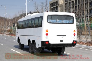 รถบัส Dongfeng 8m พร้อมแถบกันชน - รถบัส Dongfeng 6 * 6 - รถบัสโดยสารในเมือง 190 แรงม้า - รถบัส Dongfeng 30 ที่นั่ง