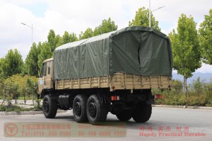 EQ2102 Dongfeng six-wheel-drive one-and-a half row off-road truck–3.5-ton flathead diesel off-road vehicle–Dongfeng 6*6 off-road truck for exports