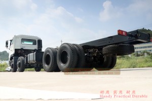 Dongfeng 8 × 4 โครงรถบรรทุกออฟโรด