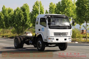 Dongfeng 4*2 special truck chassis–170 HP off-road truck chassis–Dongfeng sewage truck conversion special chassis