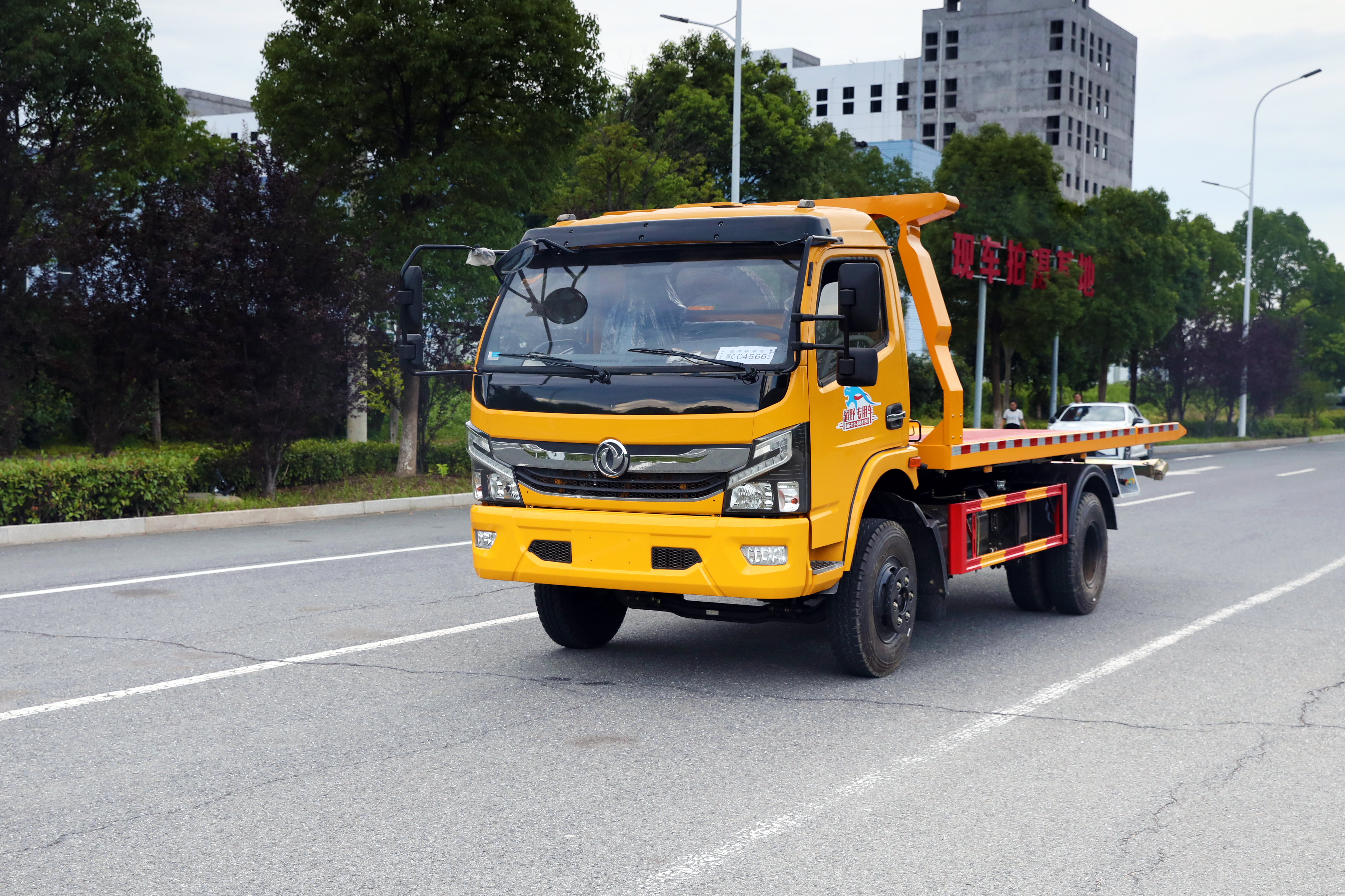 Xe tải thông quan Dongfeng 140hp-Xe cứu hộ đường bộ Dongfeng 4x2