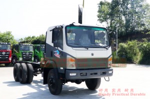 6WD Dongfeng flatbed truck modification_6WD “Bobcat” off-road ລົດບັນທຸກຂະຫນາດນ້ອຍ configuration_6*6 ຜູ້ຜະລິດ chassis ຍານພາຫະນະພິເສດ