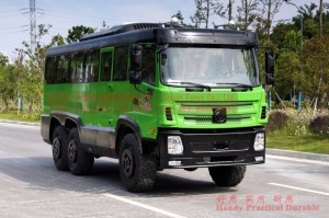 Dongfeng EQ2102 แชสซีดัดแปลงรถบัสออฟโรด – Dongfeng 6 × 6 รถบัสออฟโรดทั้งหมด