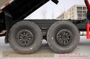 Xe tải tự đổ Dongfeng 6WD đầu phẳng–Xe tải Dongfeng 210 HP–Nhà sản xuất xuất khẩu xe tải địa hình Dongfeng