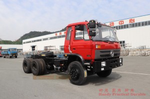 Dongfeng Six Drive 153 လမ်းကြမ်း Dump Truck Chassis