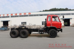 Dongfeng Six ຂັບ 153 Off-road Dump Chassis ລົດບັນທຸກ