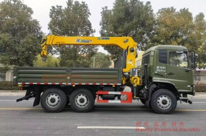 Dongfeng Six Drive Truck พร้อมเครน 6.5 ตัน