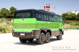 รถบัส Dongfeng 6X6–รถบัส 210hp–รถบัสขนาดกลาง 25 ที่นั่ง–รถบัส Dongfeng 8m