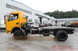 Bánh lái 4 × 2 trái/phải Khung gầm xe tải nhỏ 160 HP dành cho xuất khẩu-Nhà sản xuất chuyển đổi khung gầm xe tải siêu nhỏ-Chuyển đổi khung gầm xe tải nhẹ Dongfeng