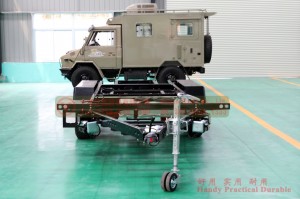Dual Axle Independent Suspension Trailer RV Chassis-စိတ်ကြိုက် Loading Drone Trailer Chassis-Australian Imported Electric Brake Special Trailer Chassis Conversion
