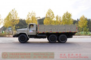 Dongfeng six-wheel drive rudder gray 210 hp off-road truck–Dongfeng long head 245 off-road transporter–Dongfeng EQ2100 all-wheel drive off-road special vehicle