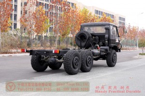 Dongfeng double row EQ2102N off-road Six-wheel-drive chassis conversion – 6*6 flathead double row 153 off-road trucks for sale – off-road trucks agent customs clearance export manufacturers