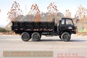 190 HP Flathead Diesel Off-road Truck-Dongfeng 6*6 Troop Carrier-EQ2102 Dongfeng 6-wheel-drive Semi-Off-road Truck
