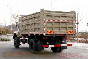 Xe tải đầu dẹt một hàng rưỡi 240 mã lực – Xe tải địa hình lốp đơn phía sau Dongfeng 4 * 4 – Nhà sản xuất chuyển đổi xe địa hình hai trục