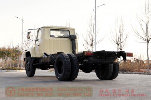 Dongfeng 4 * 4 เมตร White Pointed Cargo Chassis – Dongfeng 170 HP Off-road Truck Chassis – ผู้ผลิตส่งออกรถบรรทุกสินค้า Dongfeng
