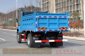 Dongfeng 4 * 4 Pointed Dump Truck – Dongfeng 170 HP รถดัมพ์ออฟโรด – ผู้ผลิตส่งออกรถบรรทุกสินค้า Dongfeng