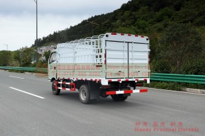 Dongfeng 4WD light 3.8m fence– truck_4×4 small diesel warehouse trucks