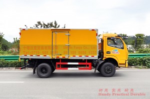 ข้อเสนอการขนส่งสีเหลืองของ Dongfeng 4 * 2 - รถตู้ขนย้ายสี่ล้อของ Dongfeng - การส่งออกรถบรรทุกของ Dongfeng
