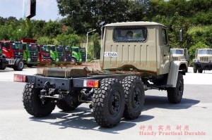 Xe dẫn động 6 bánh Dongfeng Classic EQ2082E6DJ Chassis – Chuyển đổi xe địa hình 6x6 Dongfeng 2,5 tấn – tiêu chuẩn không cần tời Khung gầm xe tải đầu dài 240