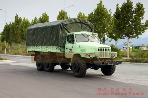 Xe tải địa hình đầu dài Dongfeng sáu bánh – Xe tải vận chuyển địa hình cải tiến EQ2100 dành cho xuất khẩu – Xe tải địa hình sáu bánh có kèm theo mái che