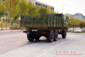 EQ2102 Dongfeng six-wheel-drive double-row off-road truck–3.5-ton flathead diesel off-road vehicle–Dongfeng 6*6 troop-carrying vehicle for civilian exports
