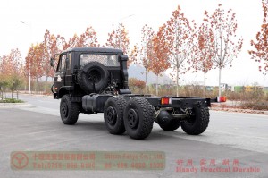 Dongfeng EQ2102G off-road Chuyển đổi khung gầm sáu bánh - 6 * 6 đầu dẹt một hàng rưỡi 153 xe tải địa hình để bán - đại lý xe tải địa hình nhà sản xuất xuất khẩu thông quan