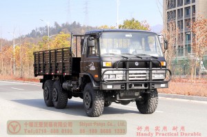 Xe tải địa hình Diesel 190 HP Flathead – Xe chở quân Dongfeng 6 * 6 dành cho xuất khẩu dân sự – EQ2102 Xe tải bán địa hình 6 bánh Dongfeng
