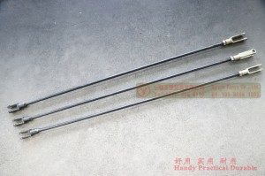 Dongfeng EQ2100 Six Drive Off-road Truck Front Axle Rod Screw fork တပ်ဆင်ခြင်း
