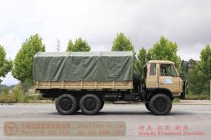 EQ2102 Dongfeng six-wheel-drive one-and-a half row off-road truck–3.5-ton flathead diesel off-road vehicle–Dongfeng 6*6 off-road truck for exports