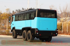 Dongfeng 6X6 bus–210hp bus–25-seater medium bus–Dongfeng 8m bus