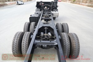 Dongfeng six-wheel drive off-road special purpose vehicle chassis–Rear double axle 400 hp chassis–Special purpose vehicle chassis customization manufacturer