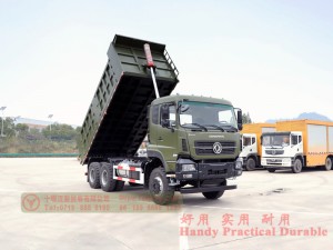 6×4 Dump Truck Off-road Vehicle Heavy Duty Truck  One Row and a Half