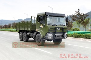 Tùy chỉnh xe tải giường phẳng 190 mã lực– Nhà sản xuất xe tải địa hình đặc biệt 6×6– xe tải Dongfeng sáu bánh EQ2102 dẫn động sáu bánh nâng cấp