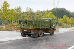 Dongfeng 6*6 flathead off-road truck–EQ2082 diesel off-road truck–Off-road truck agent export manufacturers