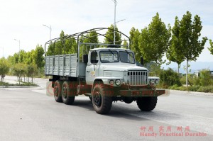 Xe tải địa hình đầu dài Dongfeng 6*6 – Xe địa hình gia cố để xuất khẩu – Xe địa hình 6*6 có bổ sung thêm cột tán