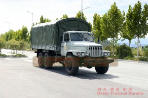 รถบรรทุกออฟโรด Dongfeng 6 * 6 Long Head - ผู้ขนส่งนอกถนนเสริมเพื่อการส่งออก - รถบรรทุกออฟโรด 6 * 6 พร้อมการเพิ่มเสาหลังคา