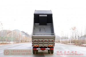 Flathead หนึ่งแถวครึ่ง 240 แรงม้า Dump Truck – Dongfeng 4 * 4 ยางหลังเดี่ยวรถบรรทุกออฟโรด – ผู้ผลิตแปลงรถบรรทุกออฟโรดสองเพลา