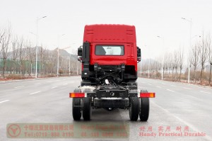 Dongfeng 4 * 2 โครงรถบรรทุกออฟโรด – 290 แรงม้าเทียนจิน KR หัวแบนหลังคาสูงสองห้องนอน Cab ผู้ผลิตการแปลงแชสซีรถบรรทุกสินค้า - ส่งออกแชสซียานพาหนะวัตถุประสงค์พิเศษ