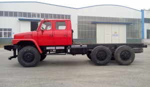 Long head Double row 6×6 off-road vehicle Chassis