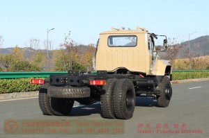 Dongfeng 4WD Pointed off-road special chassis–4*4 Dongfeng 240hp off-road chassis modification–Dongfeng off-road truck chassis export manufacturers