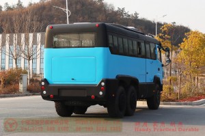 Dongfeng 6X6 bus–210hp bus–25-seater medium bus–Dongfeng 8m bus