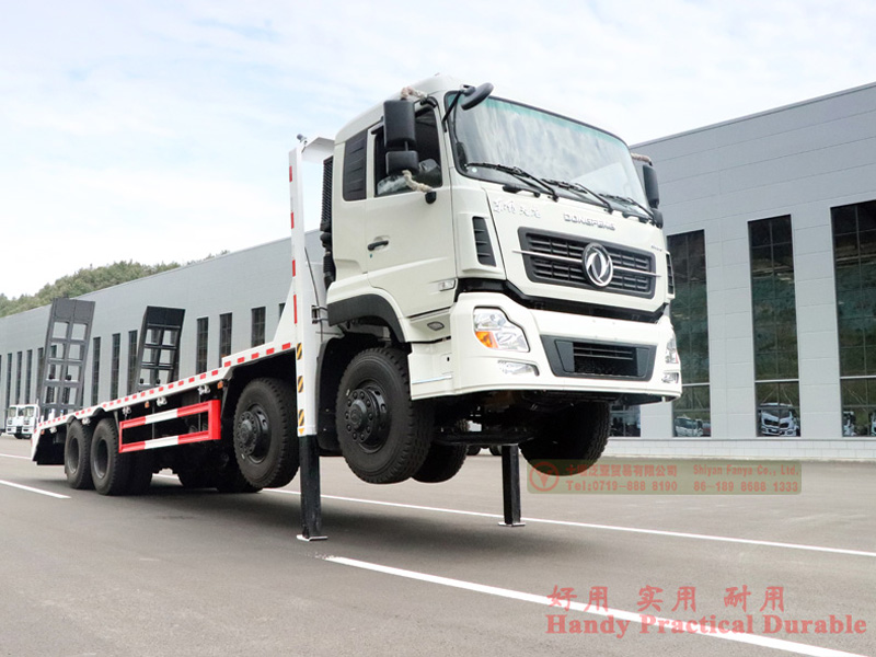 Dongfeng 8×4 ပလပ်ဖောင်းယာဉ်ကို နိုင်ငံခြားသို့ ပို့ဆောင်တော့မည်ဖြစ်သည်။