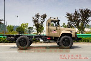 4×4尖头EQ2070升级底盘-新型4WD 140双轴越野专用卡车-全轮驱动190马力货物运输制造商