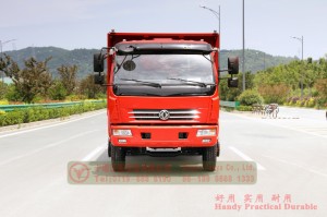 Dongfeng แถวเดียว 4*2 รถบรรทุกเบา_5 ตัน Dongfeng รถบรรทุกเบาขนาดเล็ก_ส่งออกรถดัมพ์
