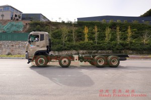 Dongfeng 8*4 ကြမ်းပြင်ထရပ်ကားကိုယ်ထည်-Dongfeng Hercules 10 မီတာ အပြားလိုက်ထရပ်ကားကိုယ်ထည်- အထူးထရပ်ကားကိုယ်ထည်ကို တန်ချိန် 30 ပြောင်းလဲခြင်း