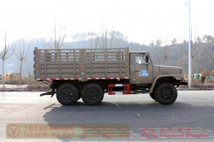 170 hp 6*6 warehouse truck-6WD 2.5 ໂຕນ off-road truck-ລົດບັນທຸກ off-road ສໍາລັບສົ່ງອອກ