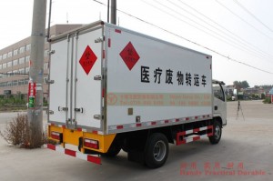 Dongfeng Four Drive Off-road Light Duty Truck ລົດຂົນສົ່ງສິ່ງເສດເຫຼືອທາງການແພດ