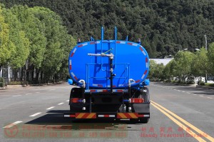 12 square volume green sprinkler truck – Dongfeng 4*2 sprinkler truck – 210 hp water tanker truck production and export manufacturers