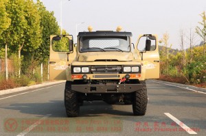 Dongfeng EQ2100 six-wheel-drive off-road chassis – 6×6 pointed EQ245 troop-carrying truck chassis for export – long head 190 hp military vehicle special conversion