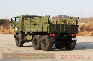 Dongfeng 6*6 flathead off-road truck–EQ2082 diesel off-road truck–Dongfeng 240 civilian off-road transporter exported